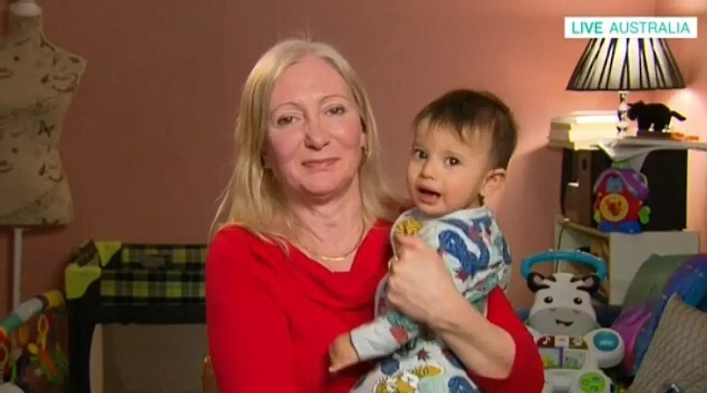 A determined Carolyne made the long trip to New Delhi where she used the egg of a 21-year-old Indian woman and the sperm from an American donor.