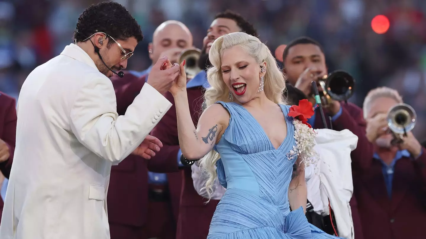 Lady Gaga’s surprise appearance during Bad Bunny’s Super Bowl performance is sparking backlash