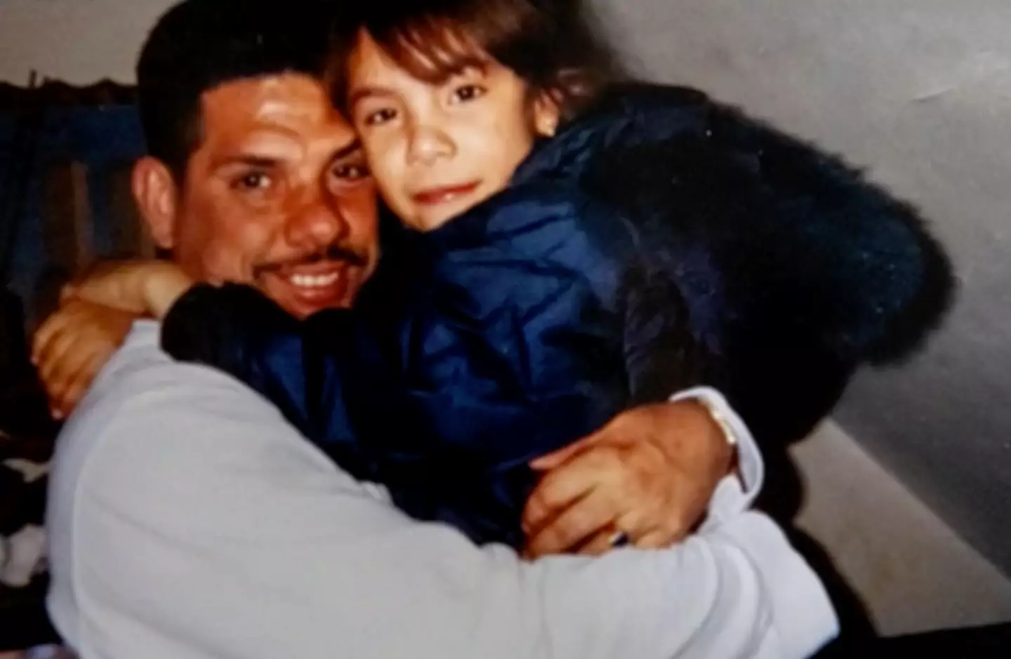 Delimar was also reunited with her father Pedro (U)