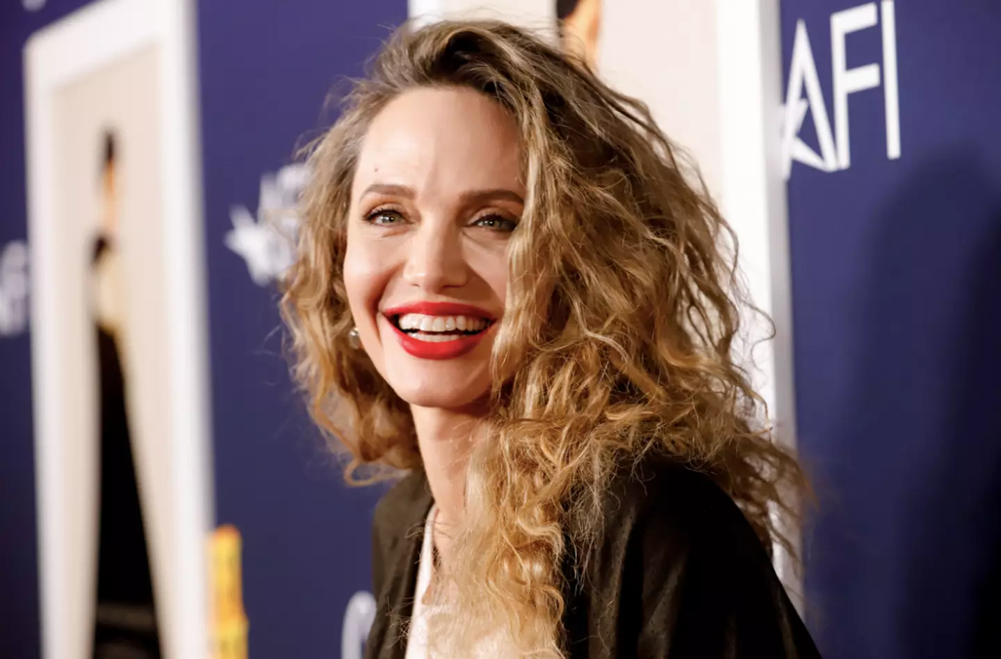 Angelina Jolie at the AFI premiere of her new film Maria (RIV/Variety via Getty Images/John Berry/GC Images)