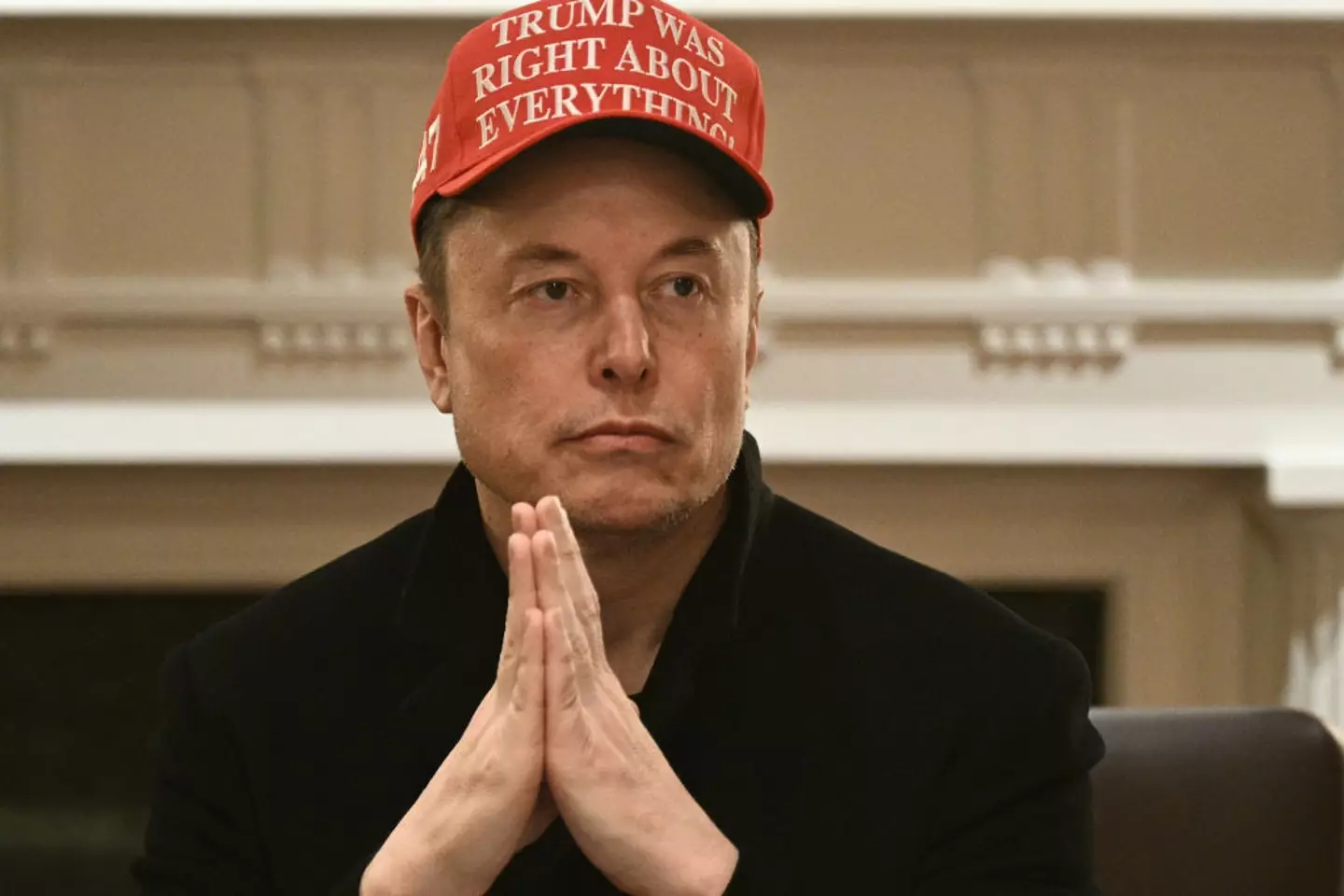 Elon Musk is reportedly now helping lead an investigation into the Signal chat leak (BRENDAN SMIALOWSKI / Contributor / Getty Images)