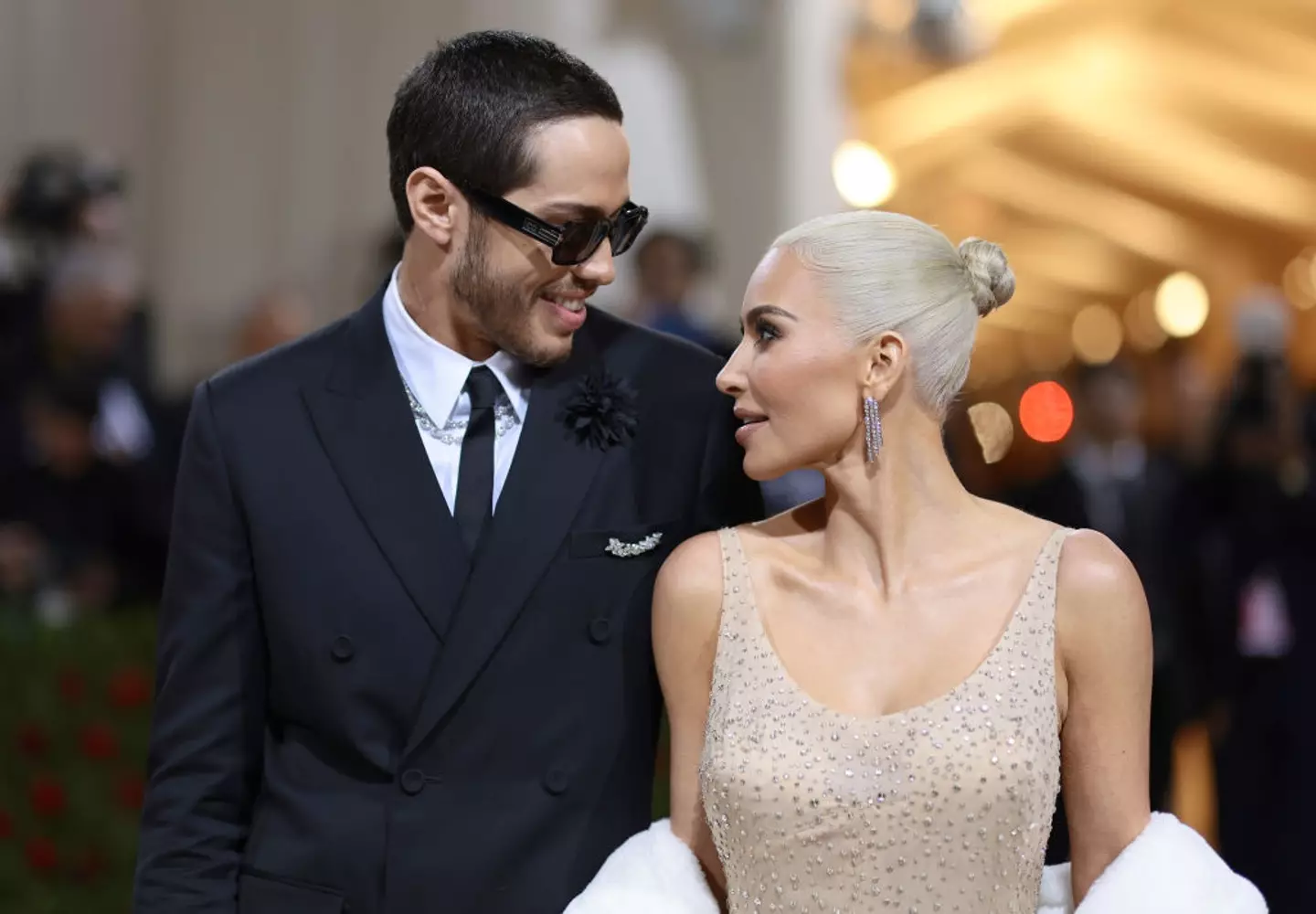 Davidson has been linked to many famous women, including Kim Kardashian (Dimitrios Kambouris/Getty Images for The Met Museum/Vogue)