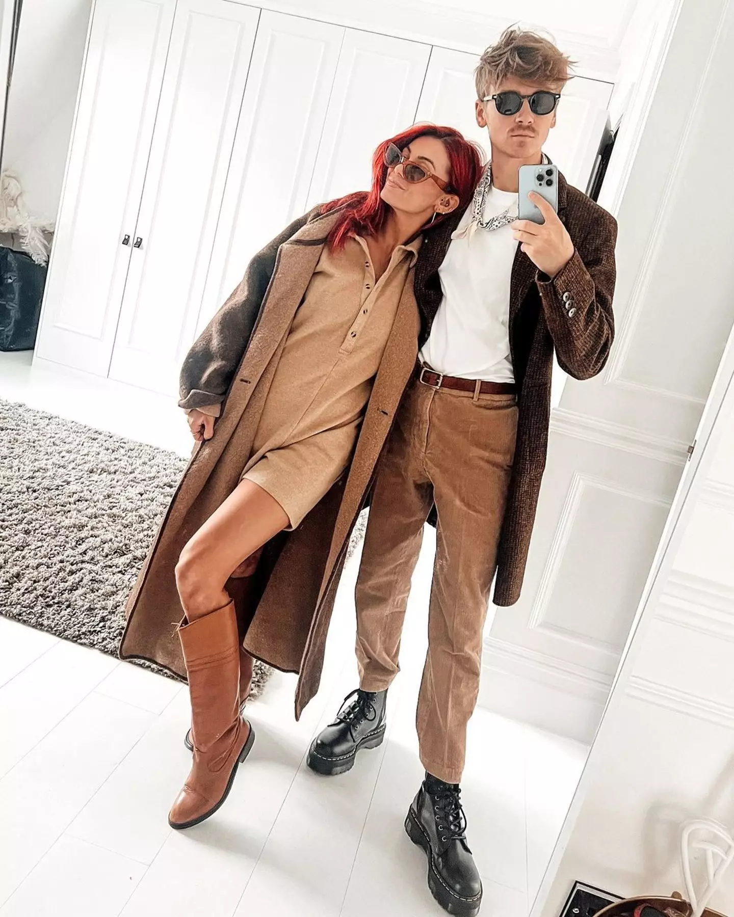 The couple posted a cute autumnal snap on Instagram.