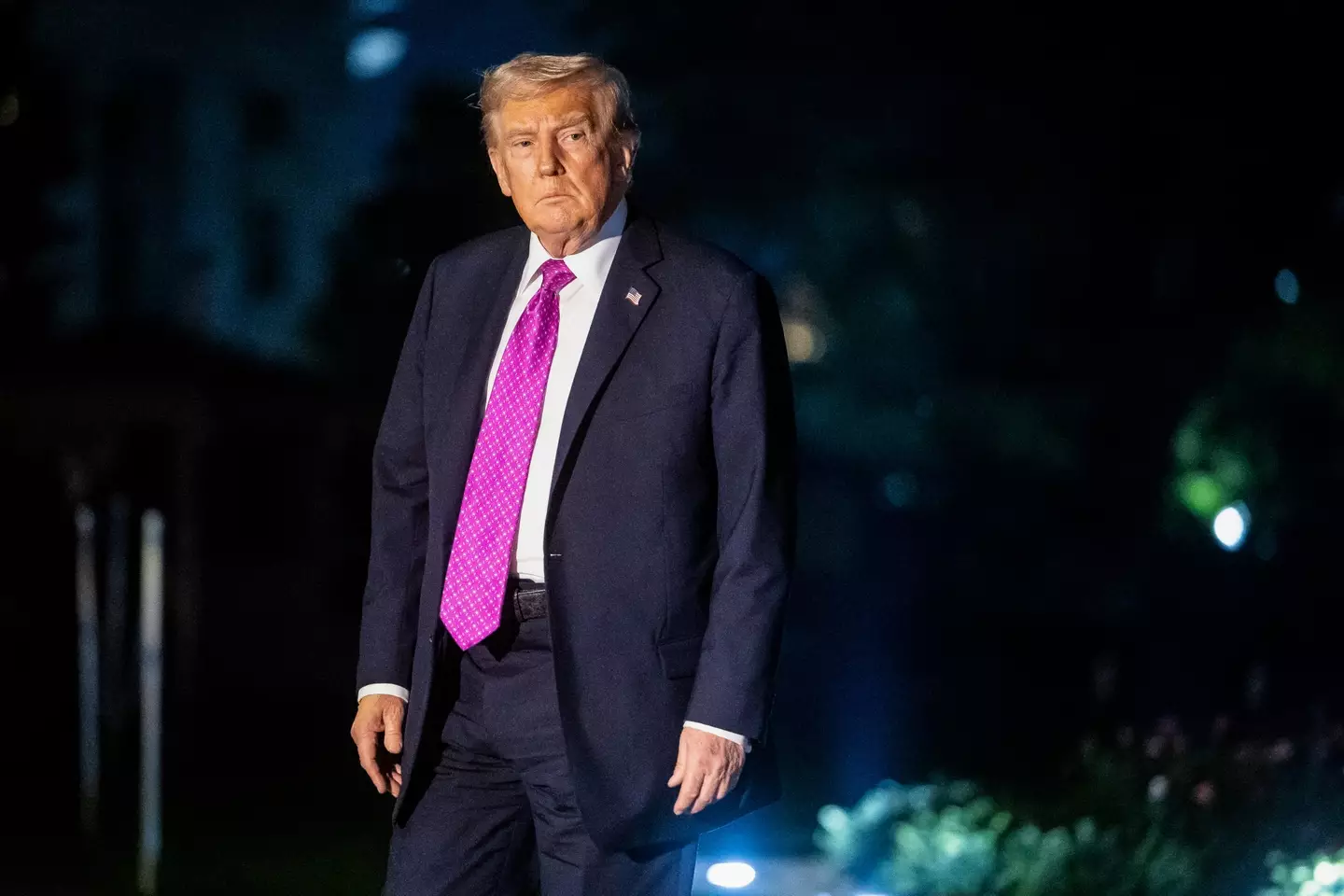 Donald Trump was unimpressed with an Australian reporter (Francis Chung/Politico/Bloomberg via Getty Images)