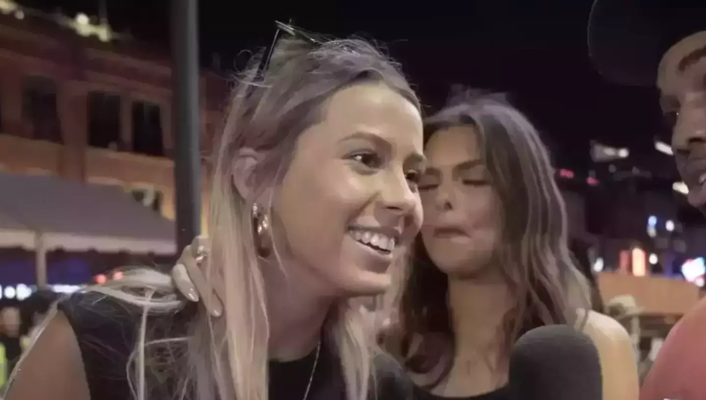 Haliey Welch has become an overnight internet sensation as the 'Hawk Tuah' girl. (YouTube/TimandDeeTV)