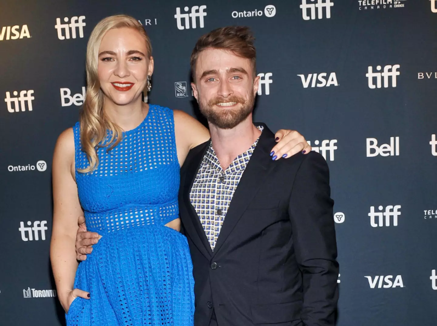 Radcliffe and Darke met on a film set.