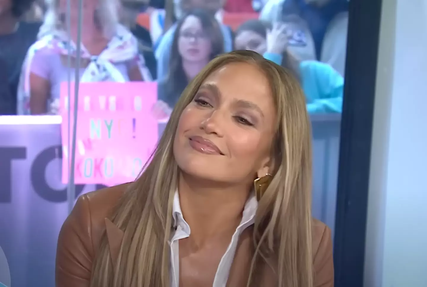 Lopez praised her ex-husband who executively produced the new musical-thriller she stars in (NBC)