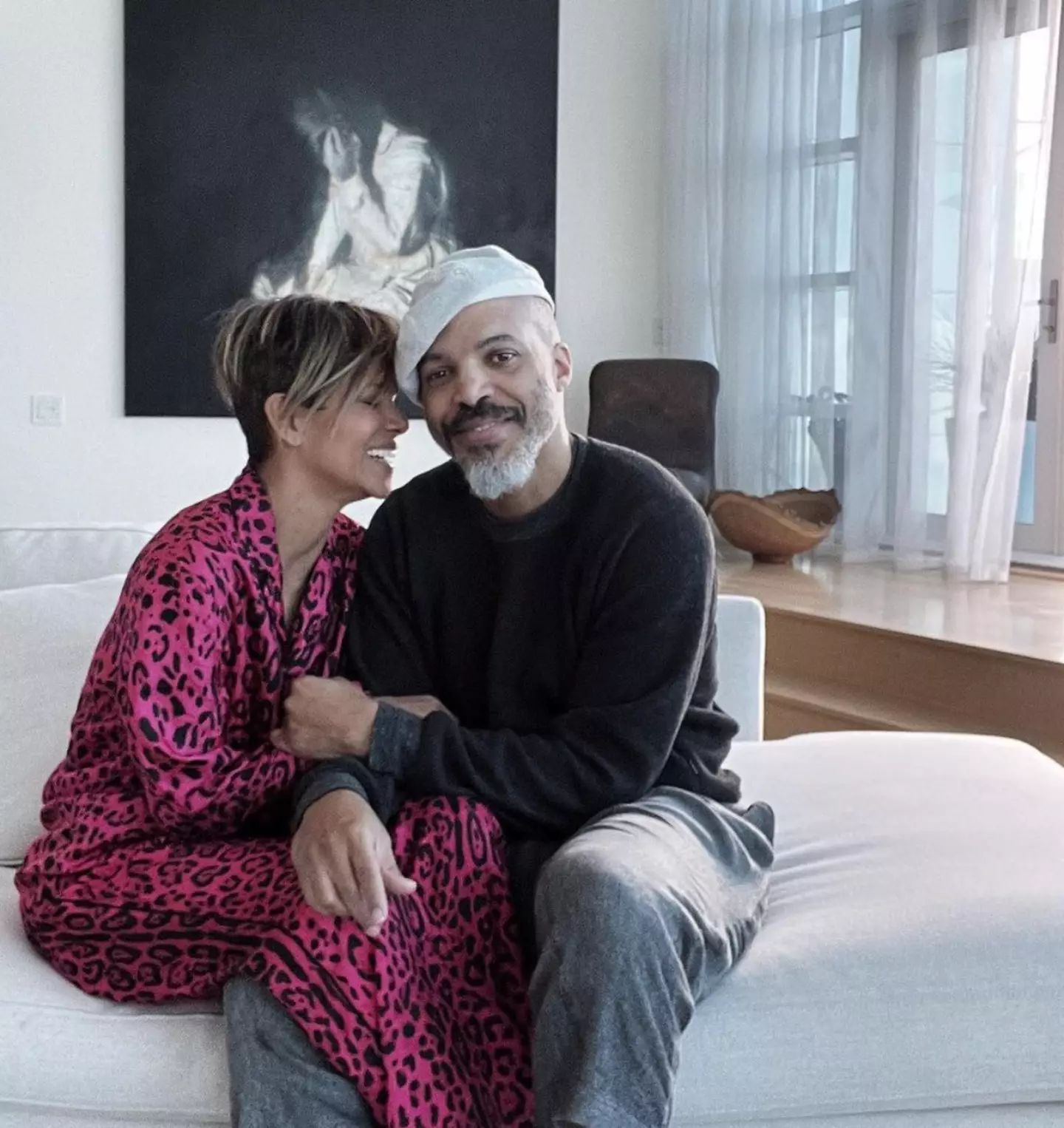 The couple have been together since 2020 (Instagram/@halleberry)