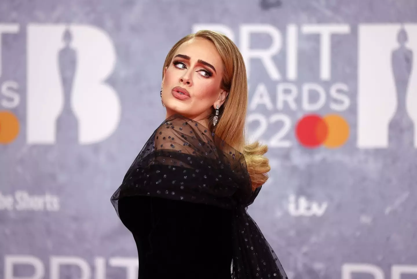 Adele at the 2022 Brit Awards.