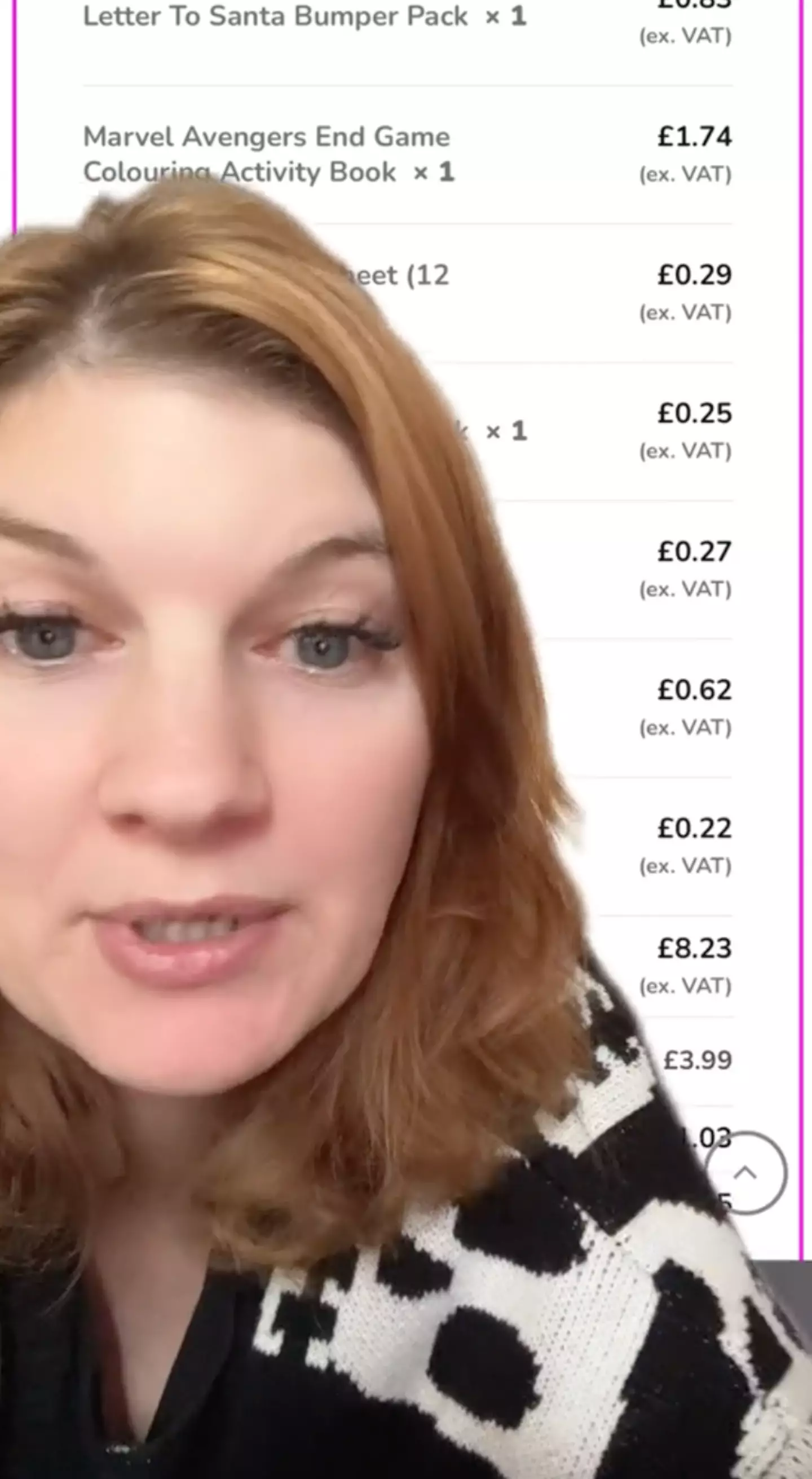 Hannah explained how she saves money in the run-up to Christmas.
