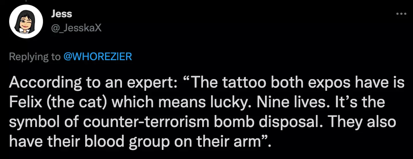 Viewers have already began to dig into what the tattoos could mean. (