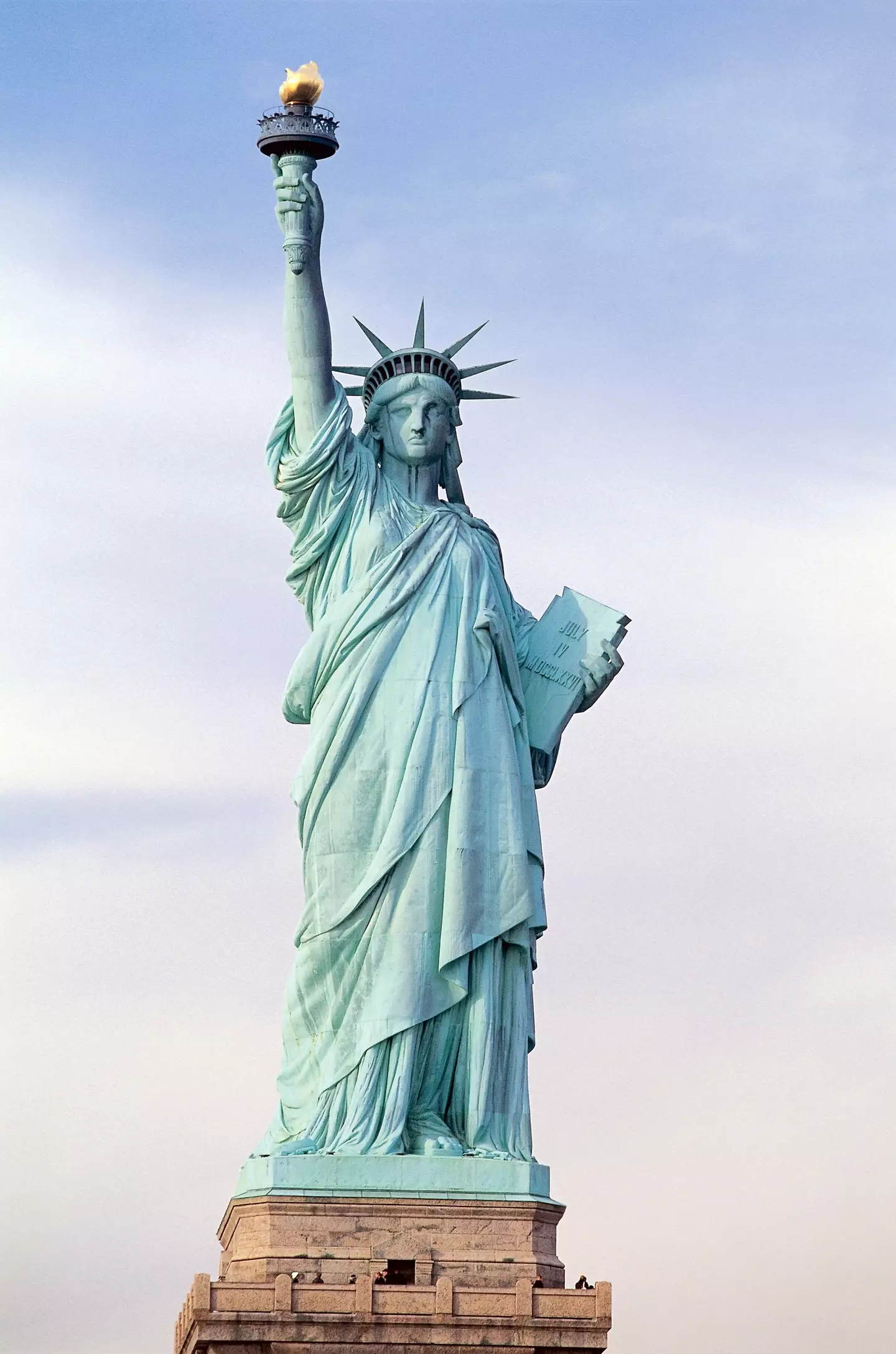 Glucksmann has asked for the iconic Lady Liberty statue France gifted America back in 1884 back (DeAgostini/Getty Images)