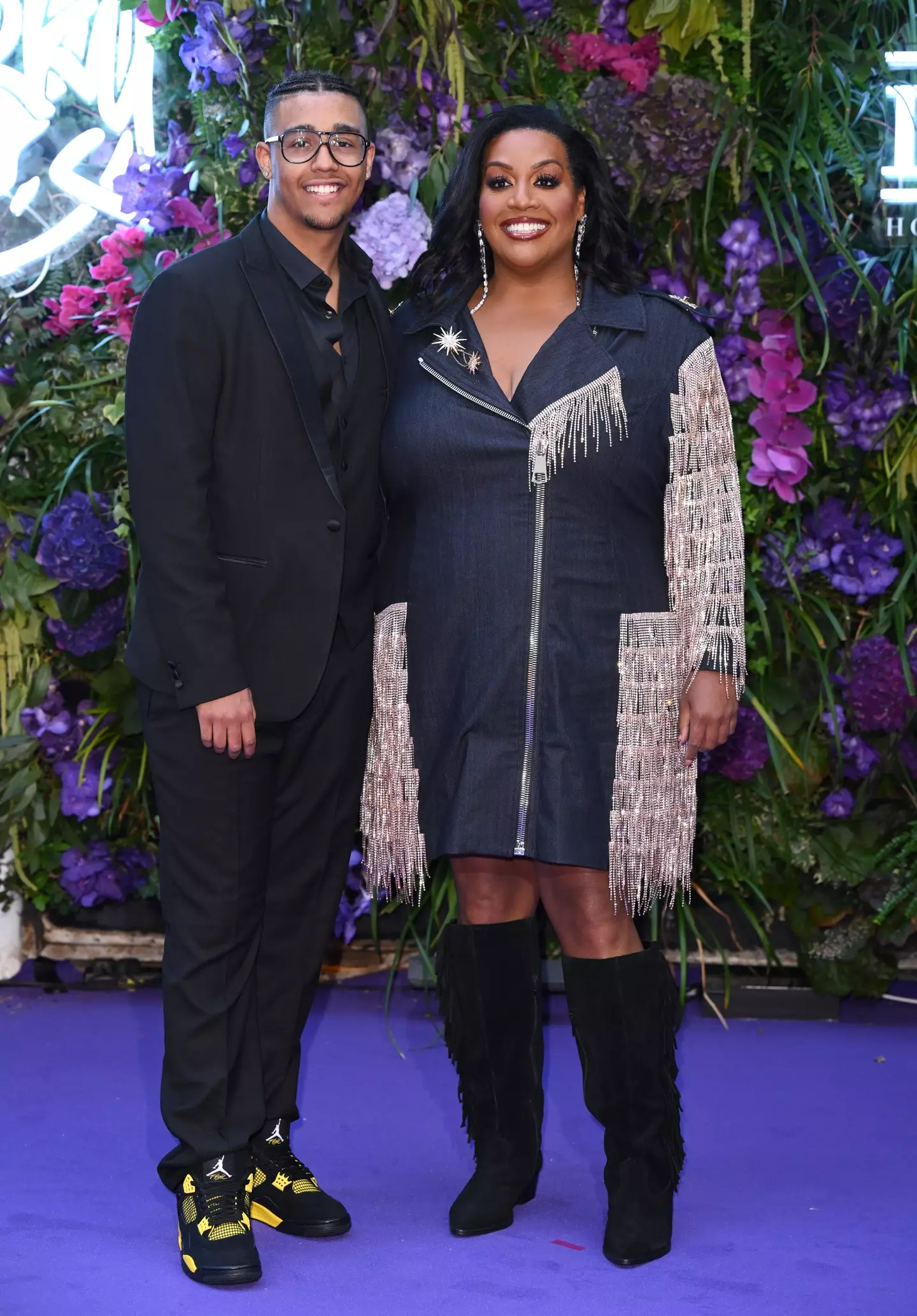 Alison Hammond with her son Aidan (Karwai Tang/WireImage)