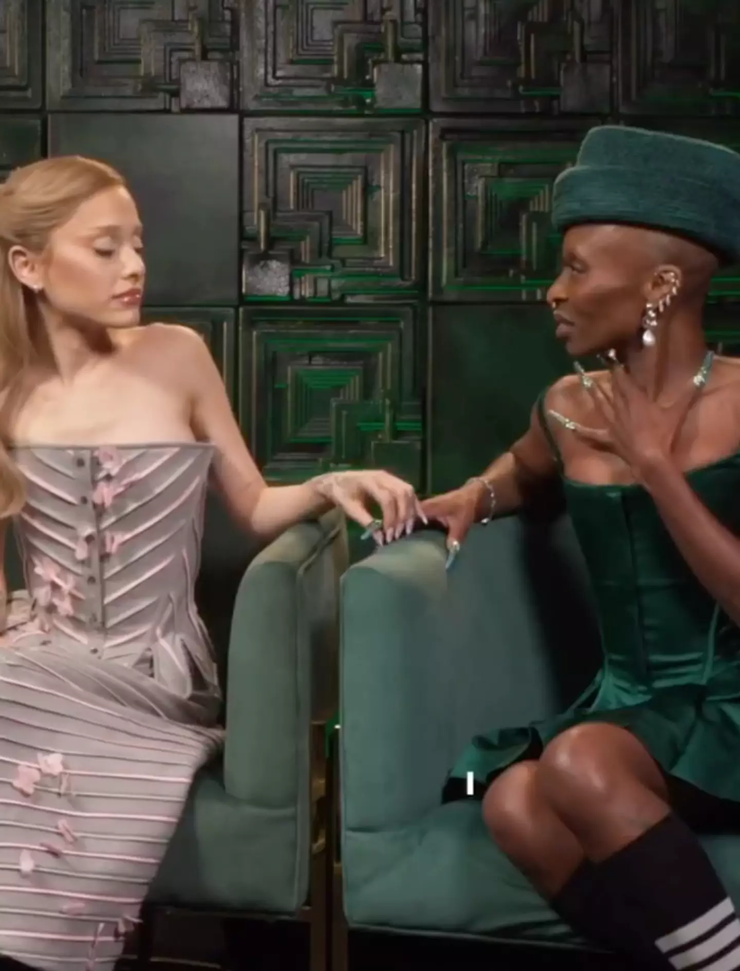 The 'holding space' interview went viral on social media (Instagram/@outmagazine)