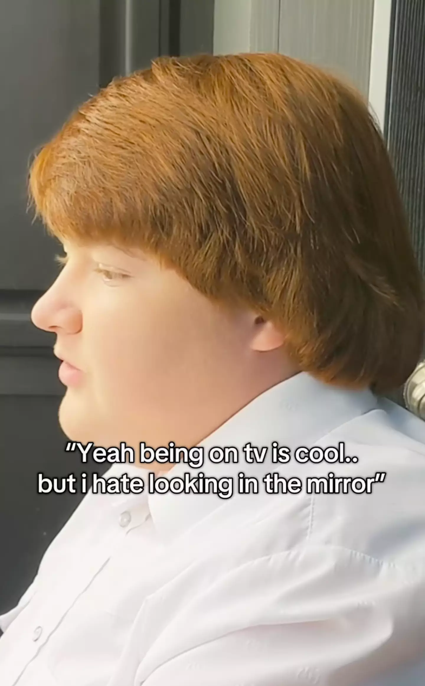 Larcom admitted he didn't feel happy about his appearance (Instagram/@trevorlarcom)