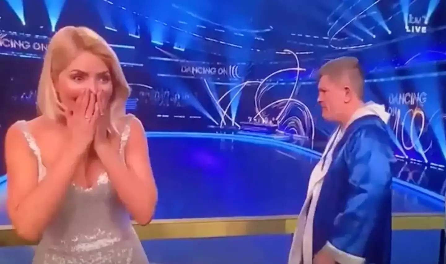 Holly was gobsmacked.