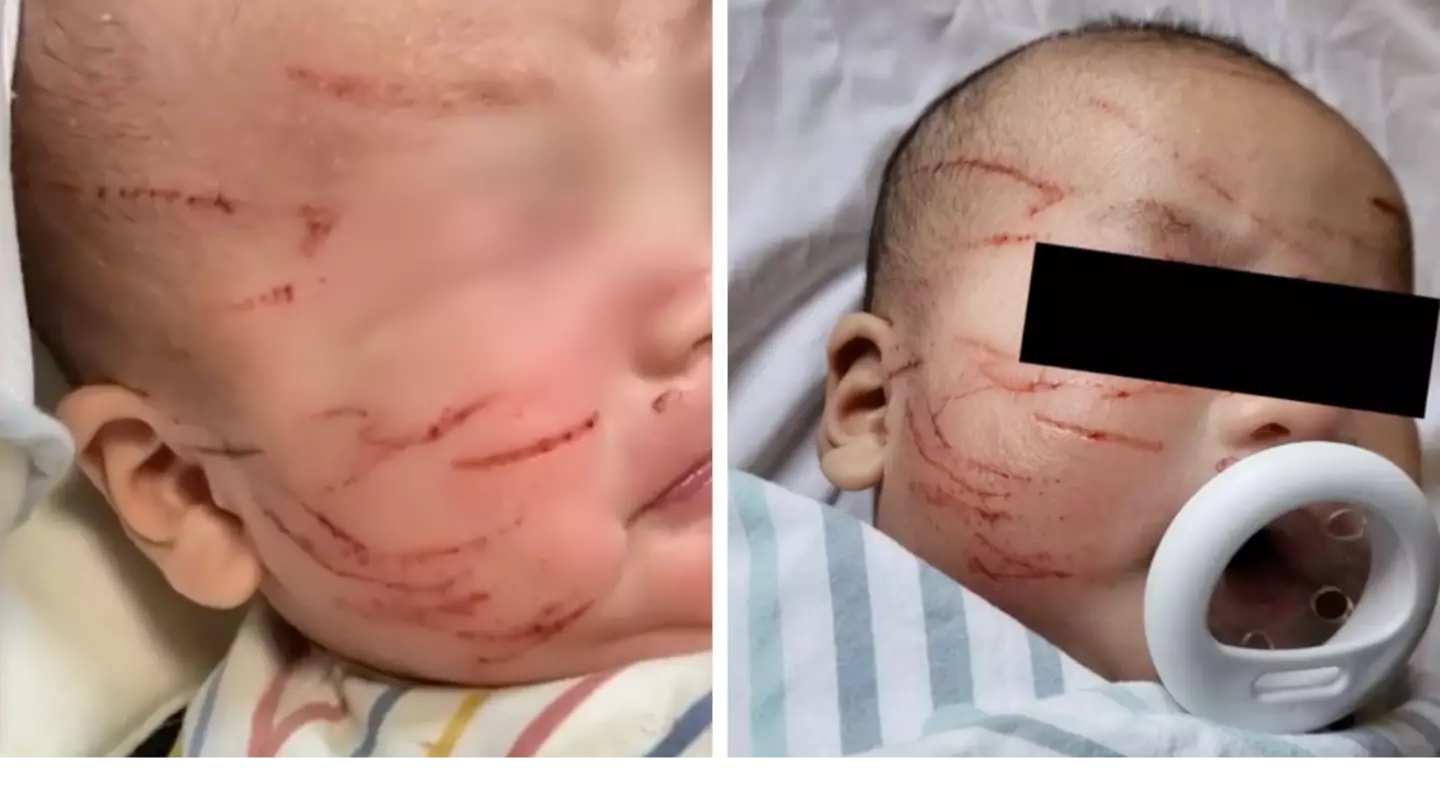 Mum wants people to see what happened to her baby after being scratched in childcare