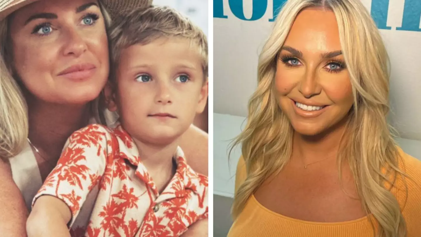 Josie Gibson admits son Reggie still sleeps in bed with her