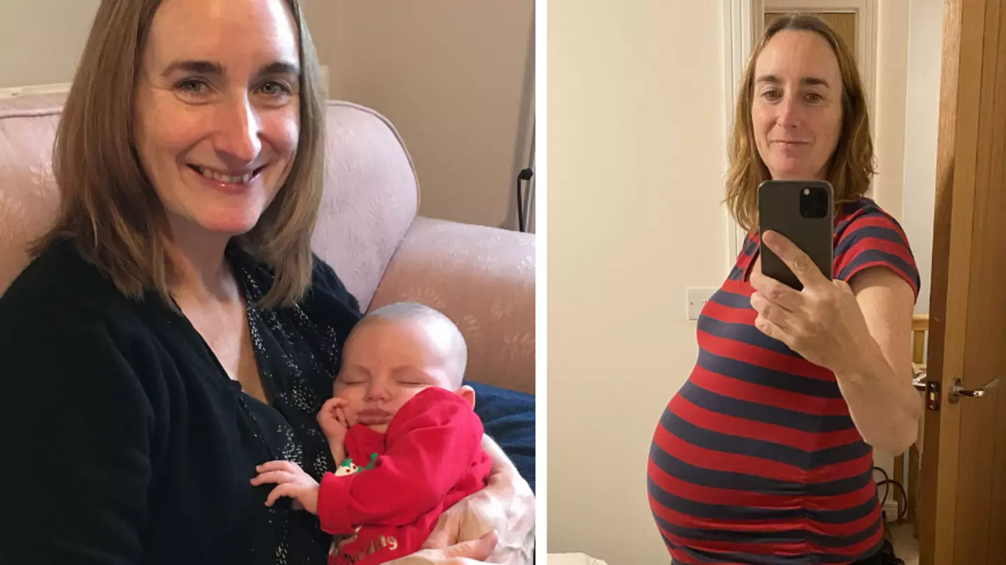 Woman dumps boyfriend and spends £50,000 on IVF to become first-time single mum at 46