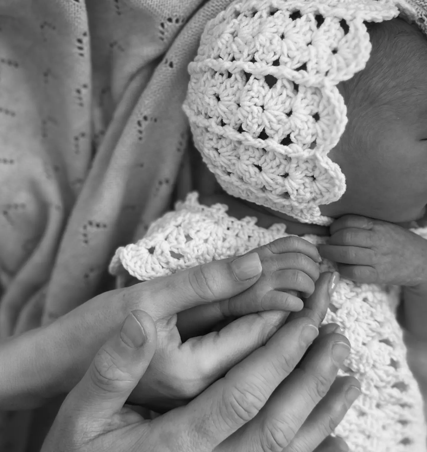The couple called her Palma Elizabeth Wright (Instagram/@michkeegan)