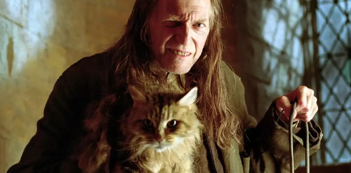 Filch and Mrs Norris (