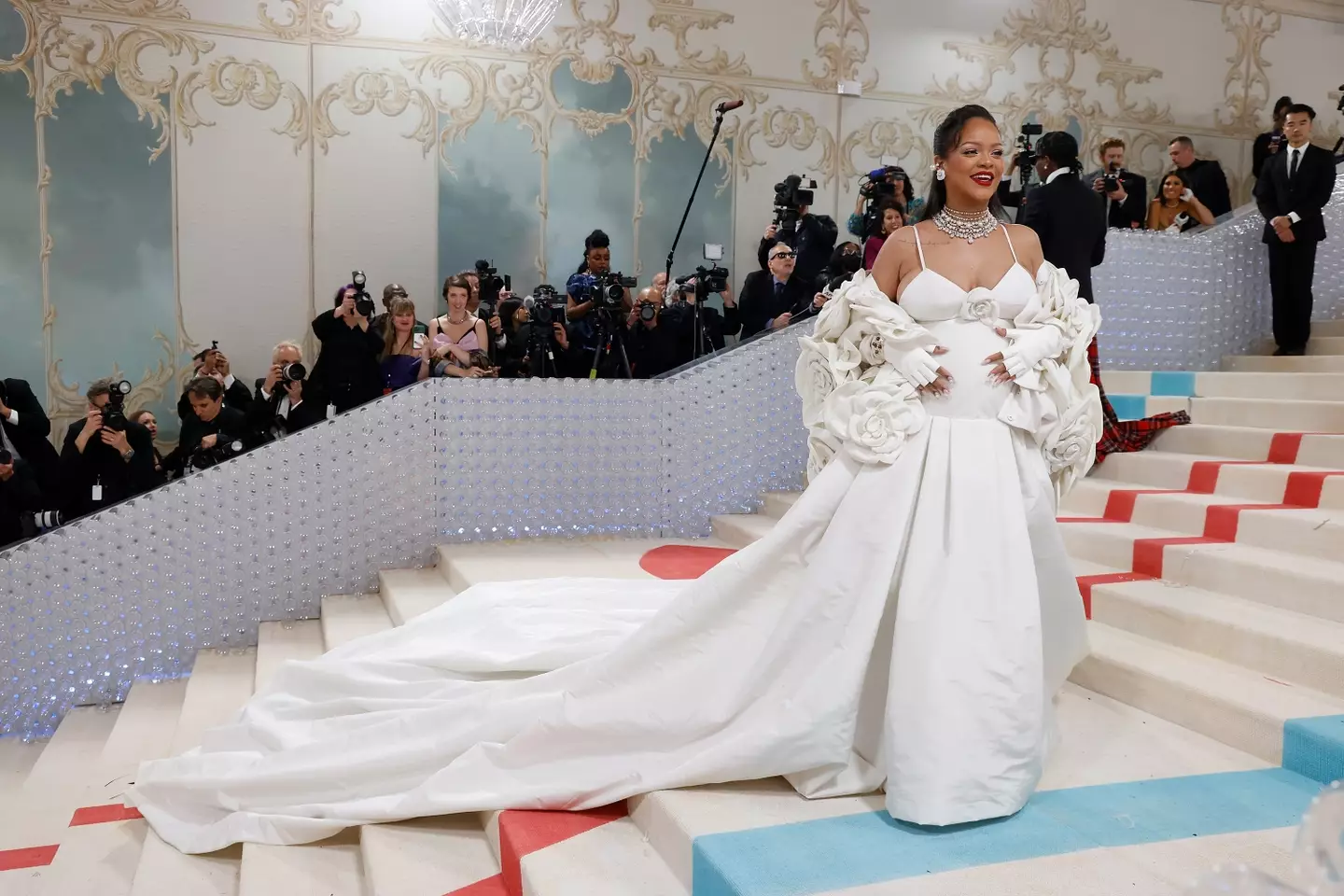 Rihanna's look from last year (Taylor Hill/Getty Images)