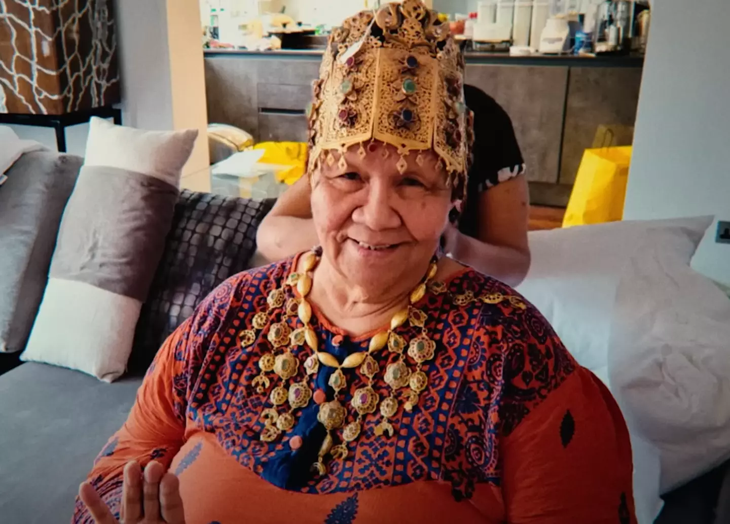 Dionne had claimed she was related to royalty (Netflix)