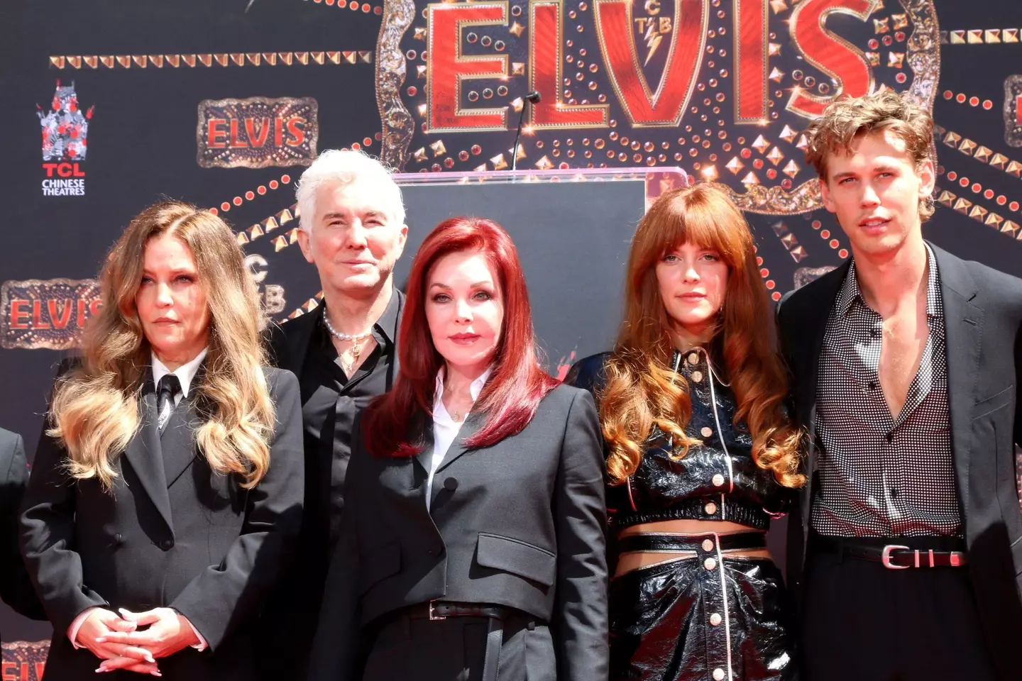 Lisa Marie and Priscilla Presley celebrated Butler at the Golden Globes.