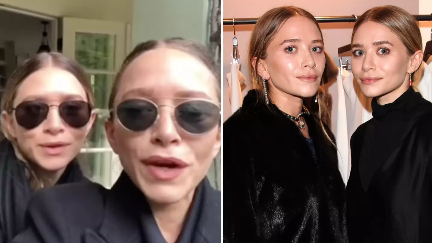 Mary-Kate and Ashley Olsen dropped their low profile to send rare video message