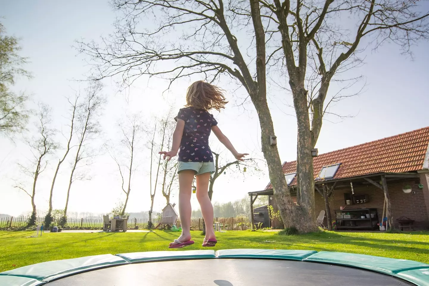 Trampolines were also a no go.