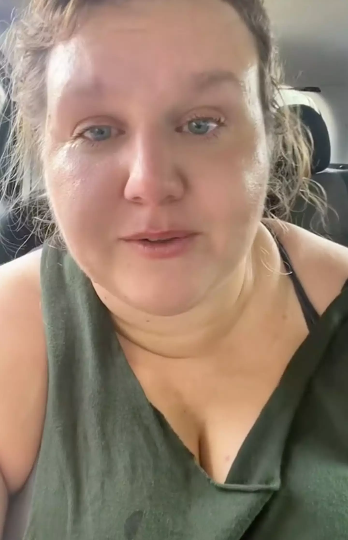 The woman took to TikTok to recount the story.
