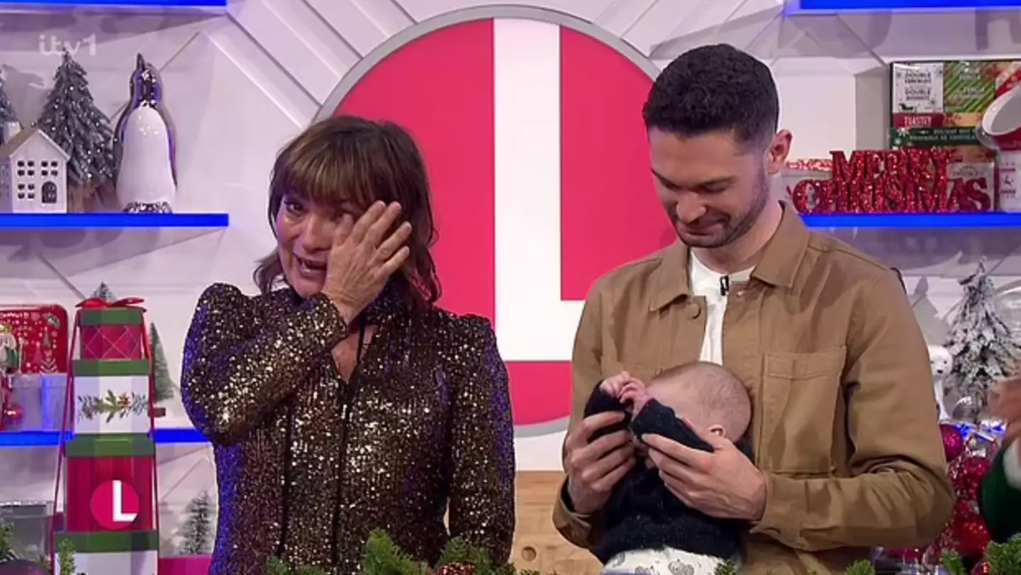 Lorraine Kelly broke down in tears during the segment.