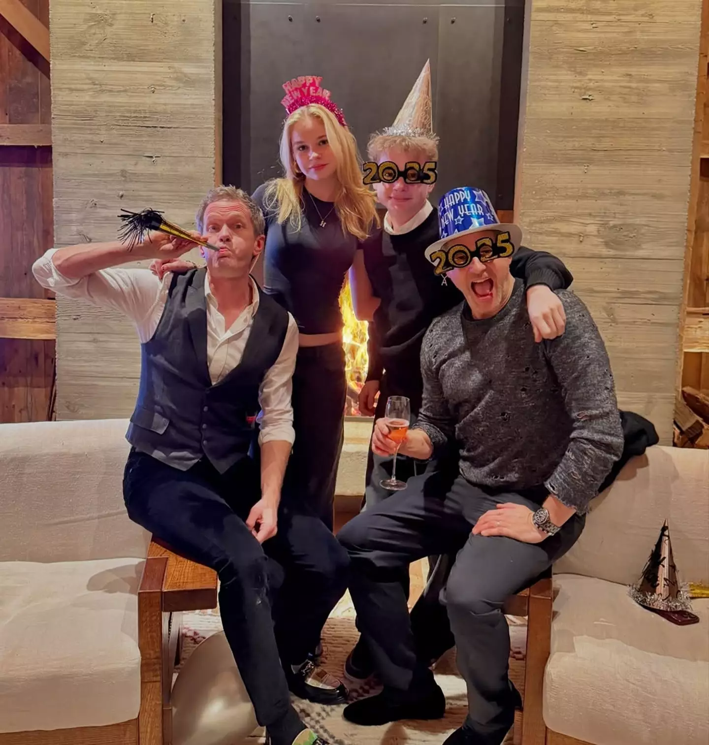 Neil Patrick Harris shared a snap of his kids and husband (Instagram/@nph)