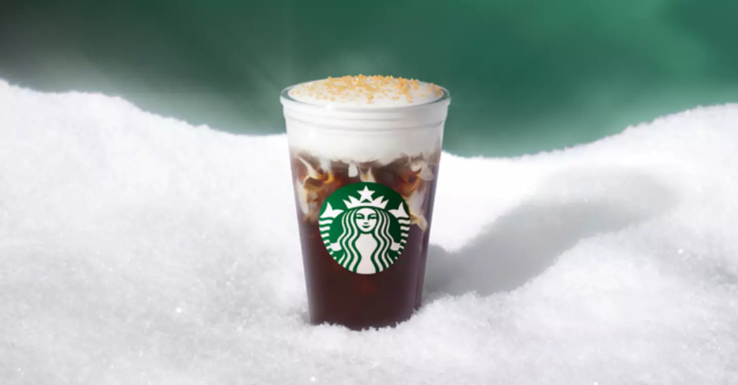 Starbucks' new Toffee Nut Cream Cold Brew.