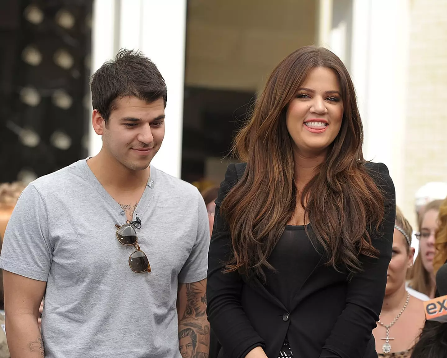Rob and Khloé in 2011 (Noel Vasquez/Getty Images for Extra)