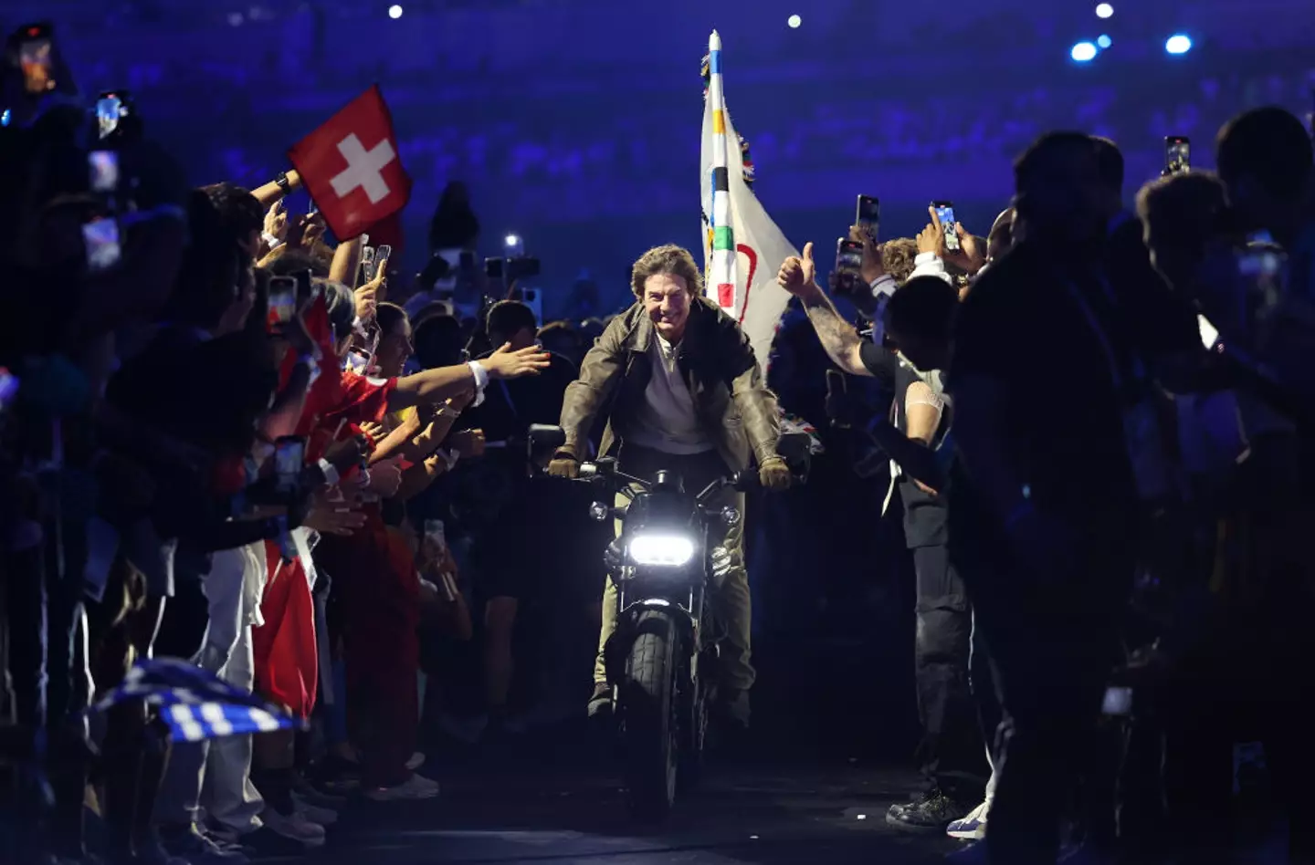 The Top Gun star pulled off his own wild stunts. (FRANCK FIFE/AFP via Getty Images)