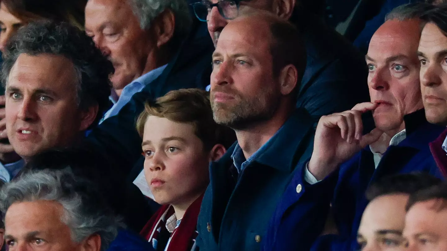 Viral clip of Prince William and George celebrating goal has royal fans making same point