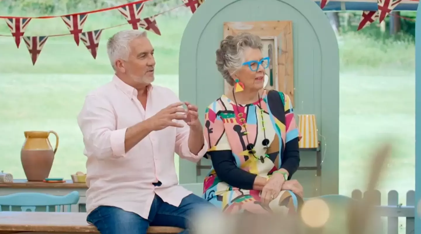 Paul and Prue watch on from the sidelines (Channel 4)