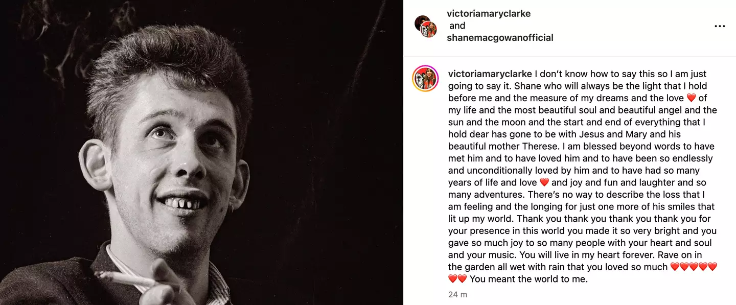 Victoria posted a tribute to her husband.