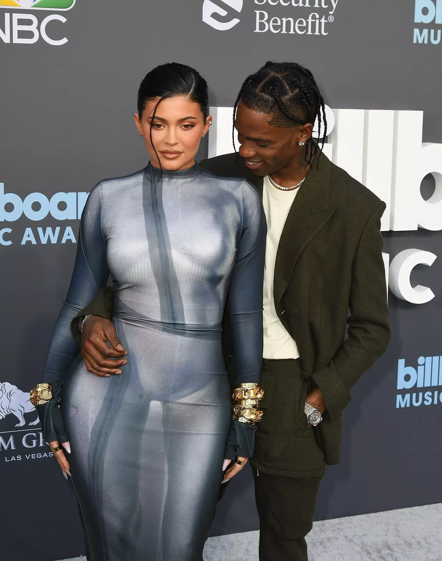 Kylie Jenner and Travis Scott attended the Billboard Music Awards on Sunday. (