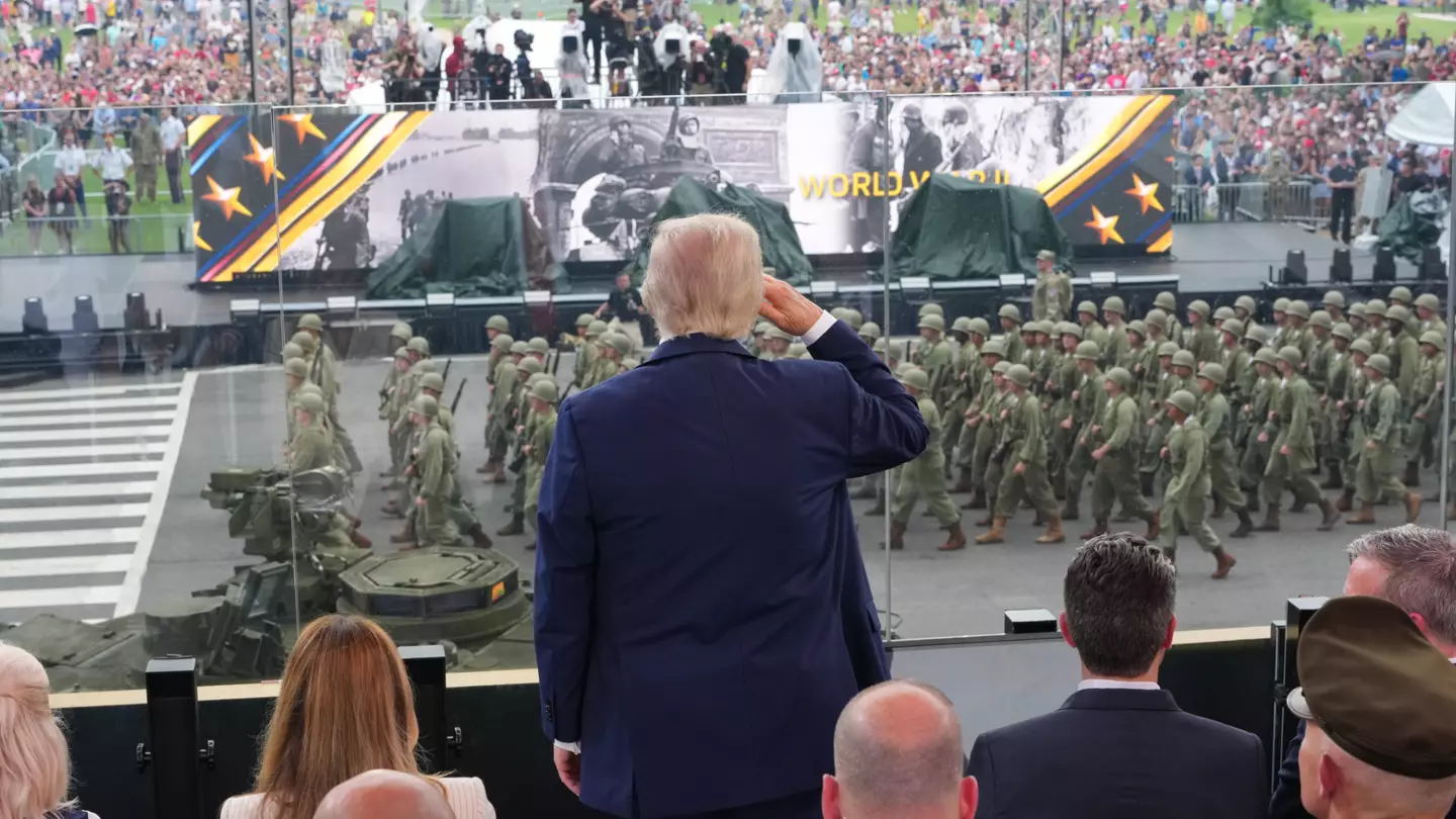 People claim army gave a big ‘f**k you’ to Trump after spotting detail in military parade