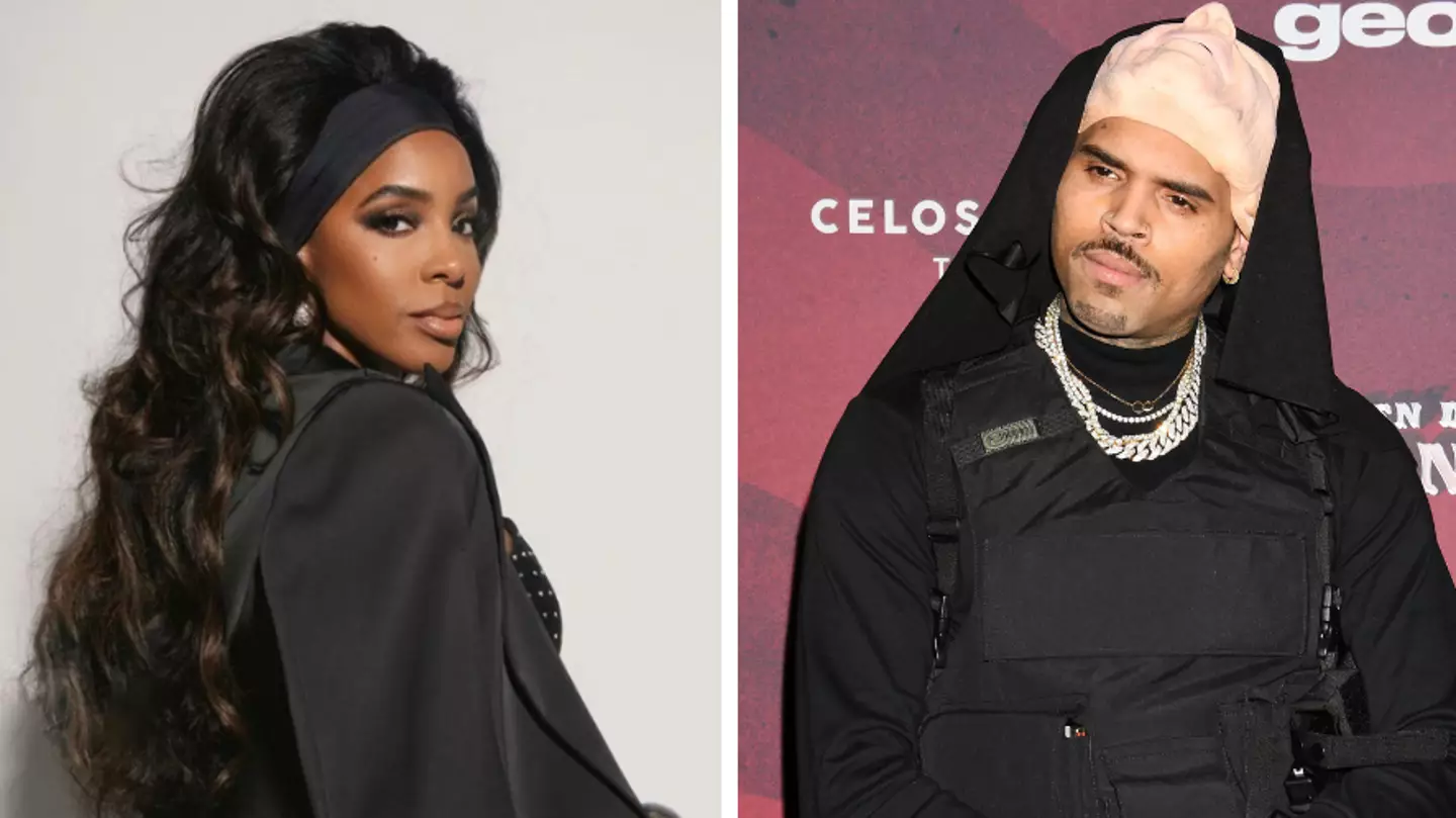 Kelly Rowland tells crowd to 'chill out' after Chris Brown's win