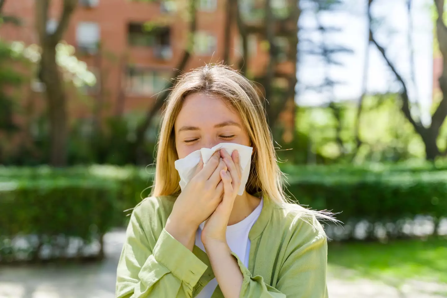 Sneezing can be problematic after childbirth (Getty Stock)