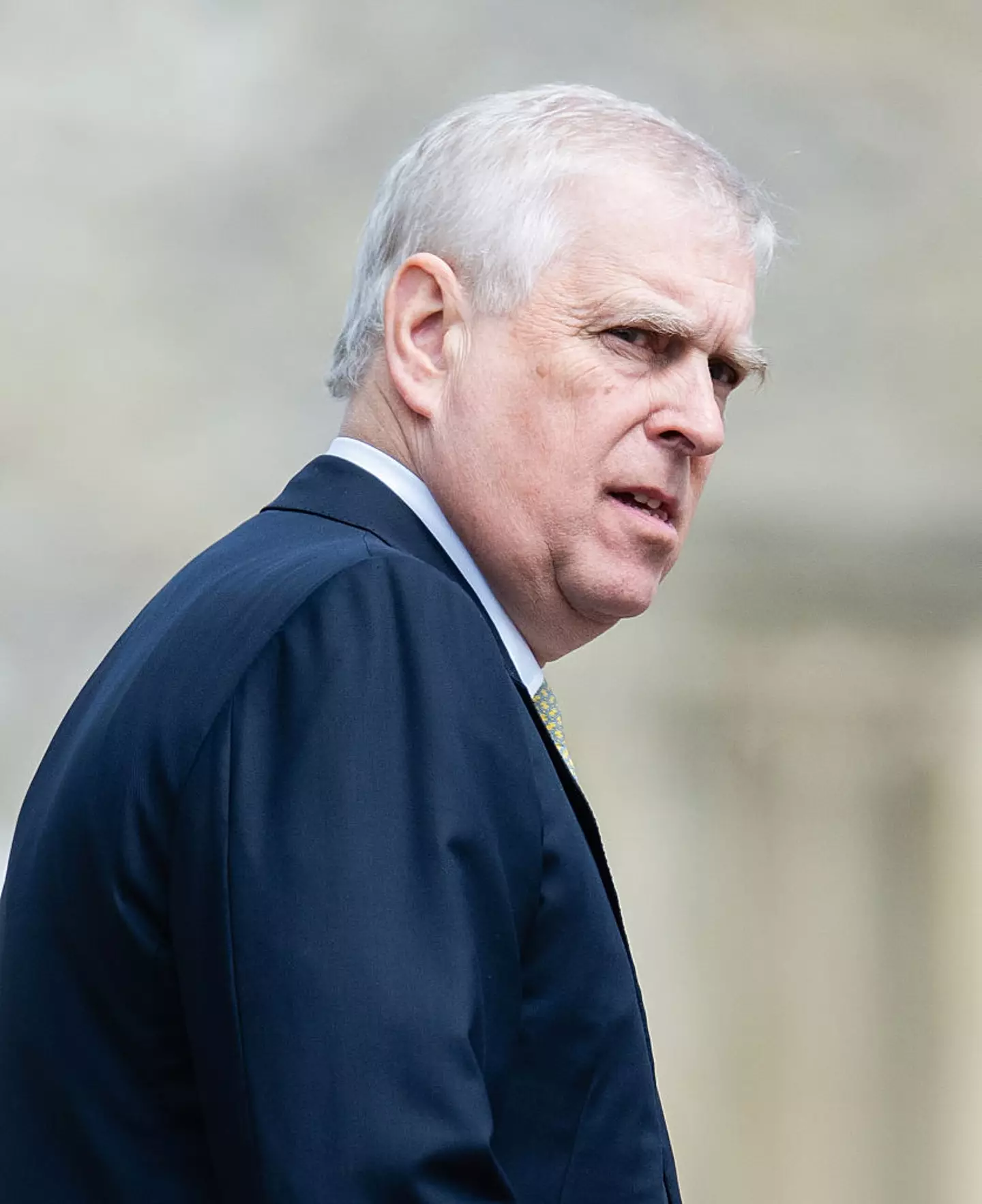Disgraced Duke of York, Prince Andrew, attended the Easter service at St George's Chapel on Sunday (20 April) (Samir Hussein / Contributor / Getty Images)