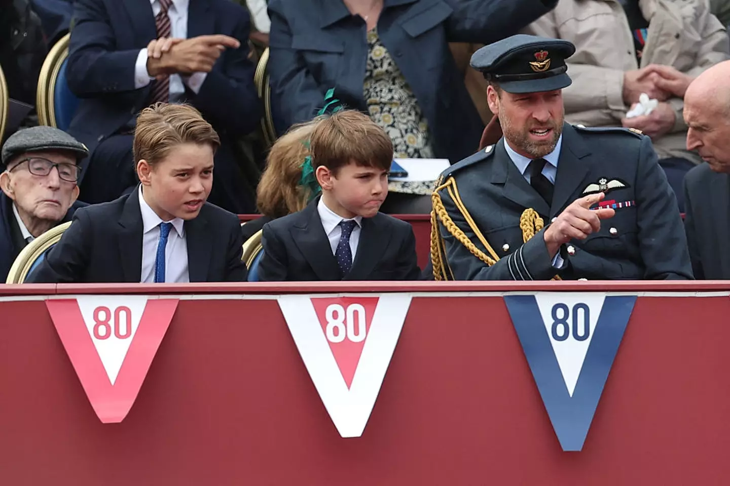 Prince Louis reportedly asked Prince William 'wasn't this supposed to be fun?' during the parade (WPA Pool / Pool / Getty Images)