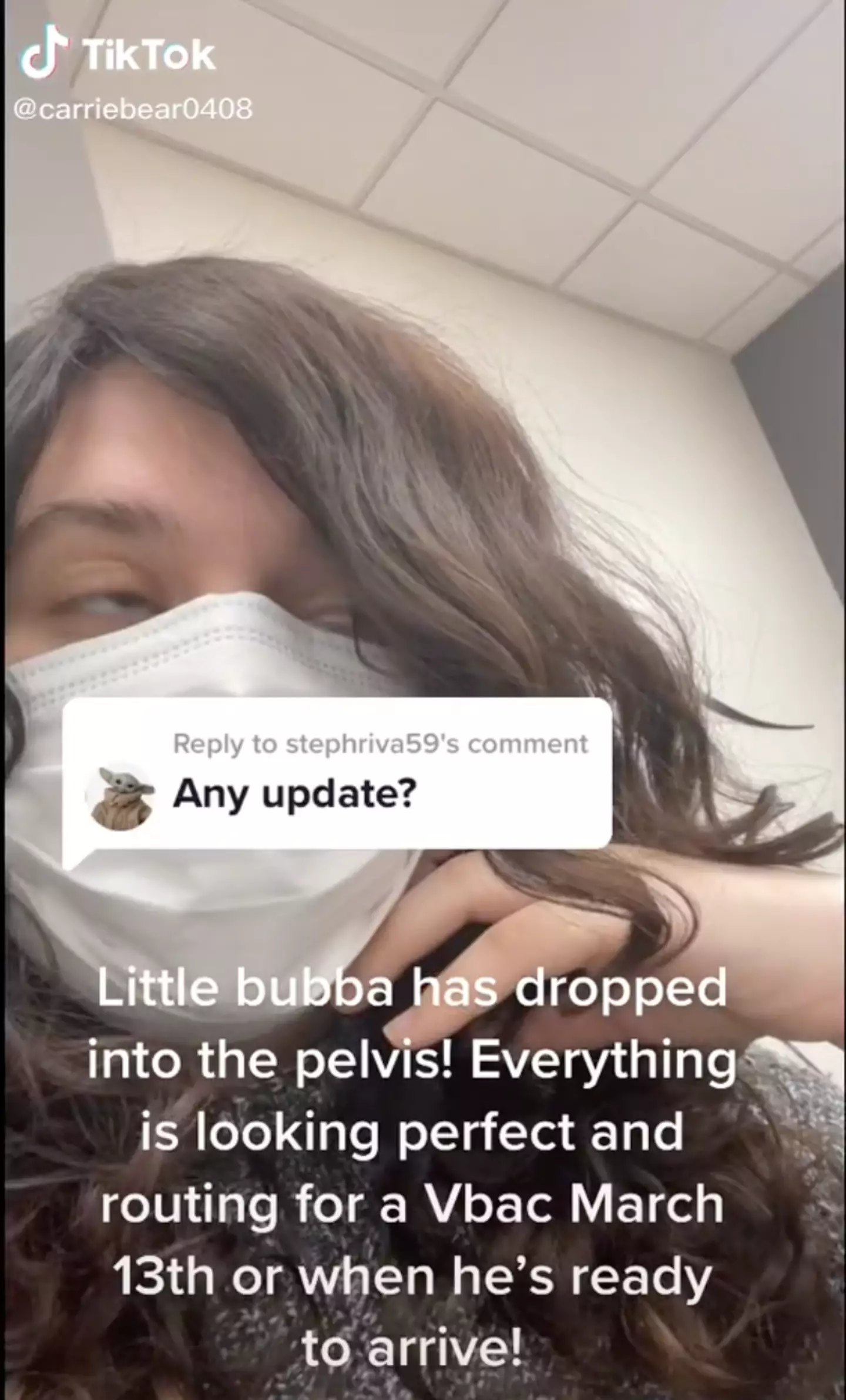 She updated her concerned followers that everything was fine.