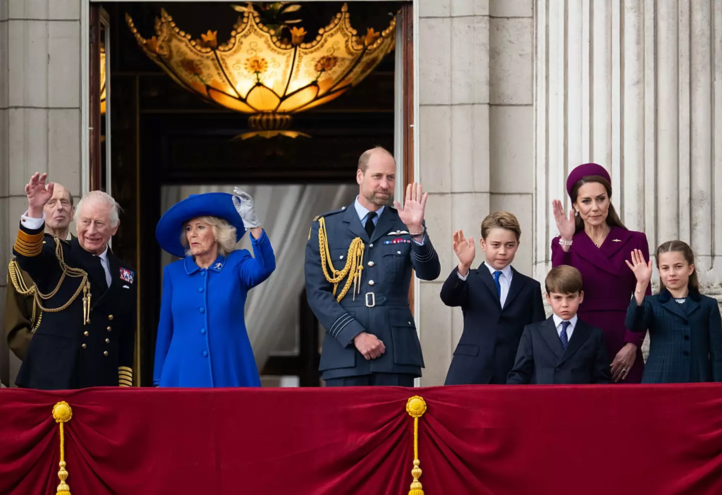 The flypast celebrated the 80th anniversary of VE Day (Samir Hussein/WireImage)