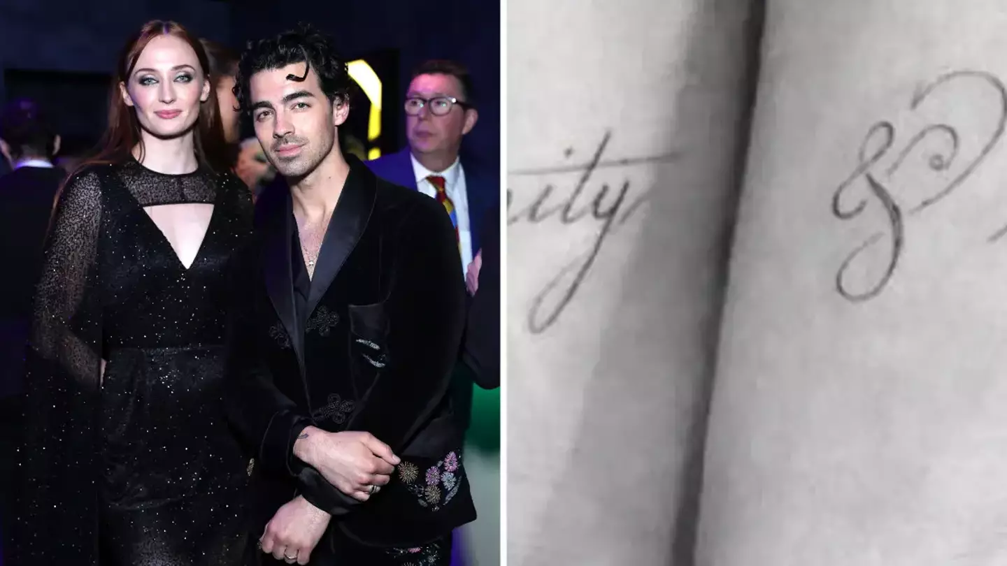 Joe Jonas and Sophie Turner once got matching tattoos and it's now pretty awkward
