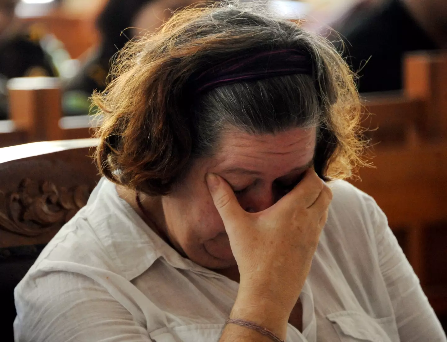 Lindsay Sandiford, 69, has been on death row now for over a decade after being attempting to smuggle £1.6 million worth of cocaine into the Ngurah Rai International Airport in Bali from Bangkok, Thailand (SONNY TUMBELAKA/AFP via Getty Images)