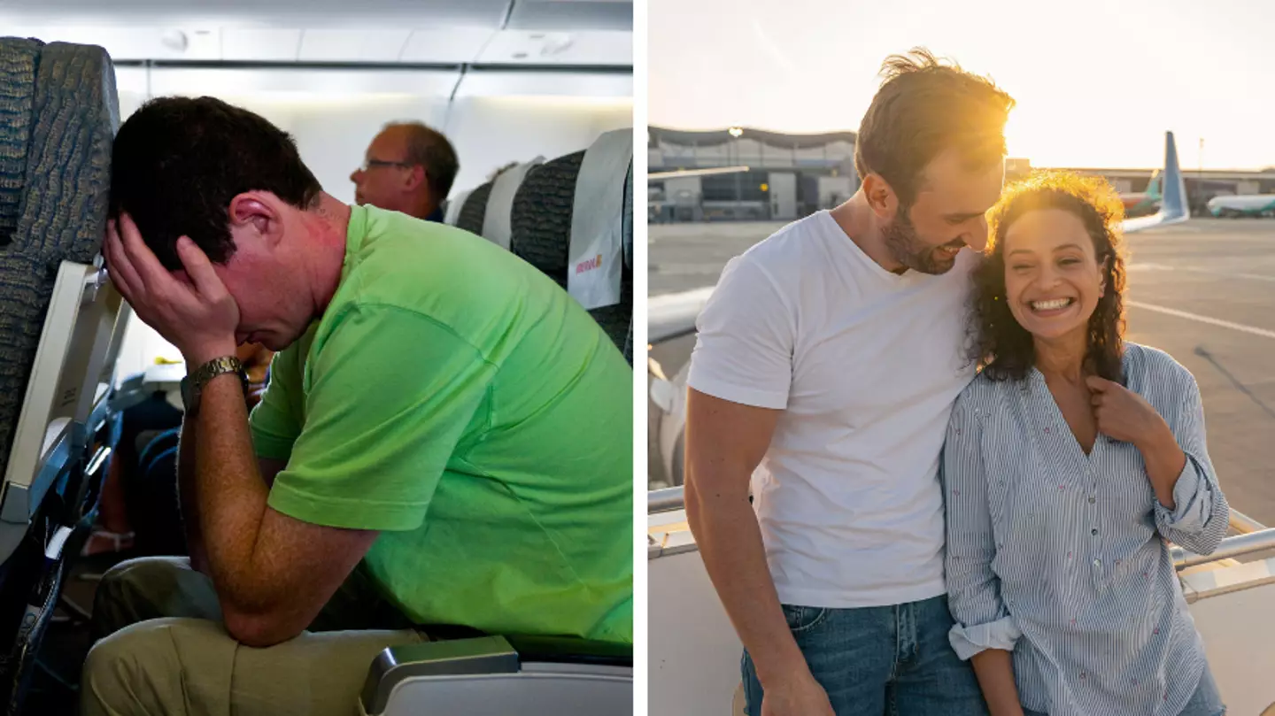 Man praised for refusing to give up plane seat for couple on their honeymoon